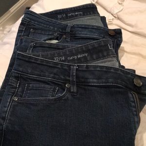 LOFT curvy skinny jeans